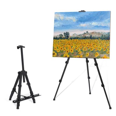 Black Aluminum Easel