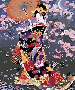 Japanese Women People Paint By Numbers