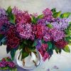 Purple Flowers  Flowers Paint By Numbers