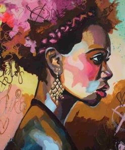 Young African Woman People Paint By Numbers