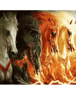 Horses From Hell Animals Paint By Numbers