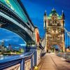 Nightscape on London Bridge paint by numbers