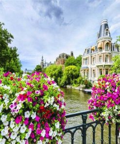 Bridges in Amsterdam Cities Paint By Numbers