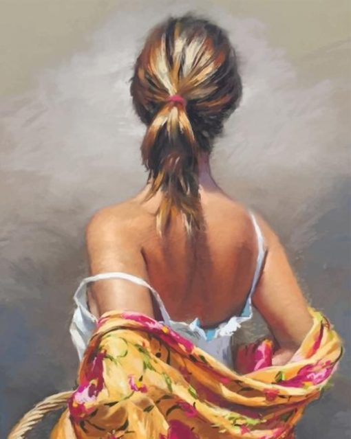 Blondy Woman paint by numbers