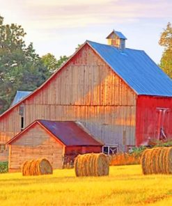 Aesthetic Barn Paint by numbers