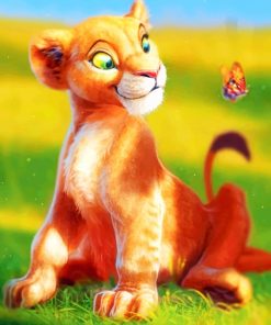 Lion King Cub paint by numbers