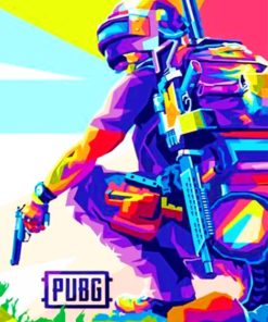 Pubg Pop Art Paint by numbers