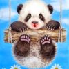 Adorable Panda Paint by numbers