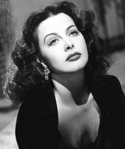 Hedy Lamarr paint by numbers