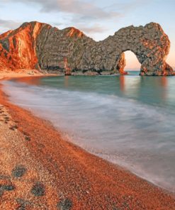 durdle door Beach paint by number