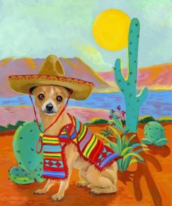 Mexican Chihuahua Paint by numbers