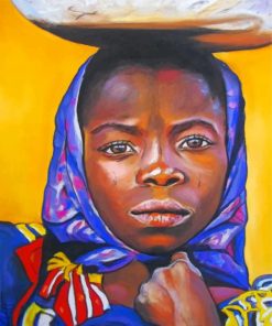 black-african-girl-paint-by-number