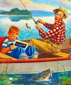 Fisher Man And His Son paint by numbers