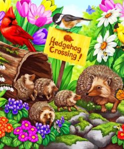 hedgehogs-family-paint-by-numbers