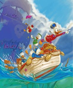 donald-ducks-family-paint-by-numbers