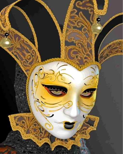 Venetian Mask Paint by numbers