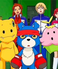 Digimon Adventure Anime Paint by numbers