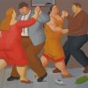 Fat Couples Dancing Paint by numbers