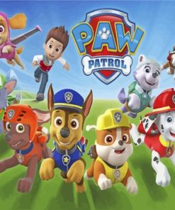 Paw Patrol Animation Paint by numbers