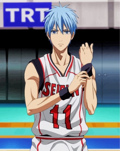 Tetsuya Kuroko Basketball Player Paint by numbers