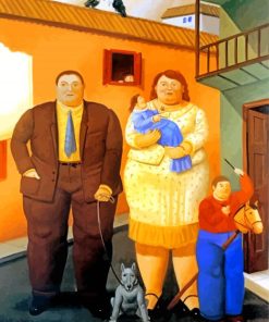 The Fat Family Paint by number