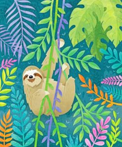 happy-sloth-paint-by-number