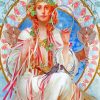 Alphonse Mucha Art paint by number