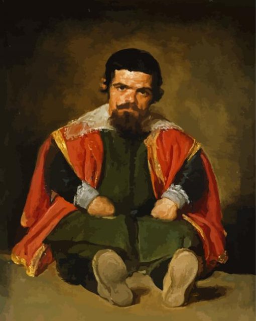 Don Sebastian De Morra By Diego valazquez paint by numbers