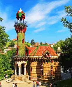 El Capricho De Gaudi  Spain paint by numbers