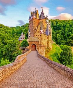 Eltz Germany Castle paint by numbers