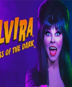 Elvira Mistress Of The Dark paint by numbers