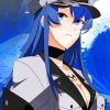 Esdeath Anime Character paint by numbers