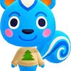 Cute Blue Filbert Illustration paint by numbers