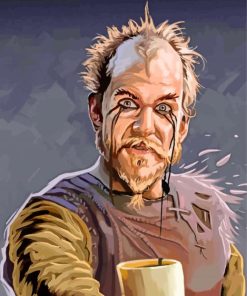 Floki Illustration Vikings paint by numbers