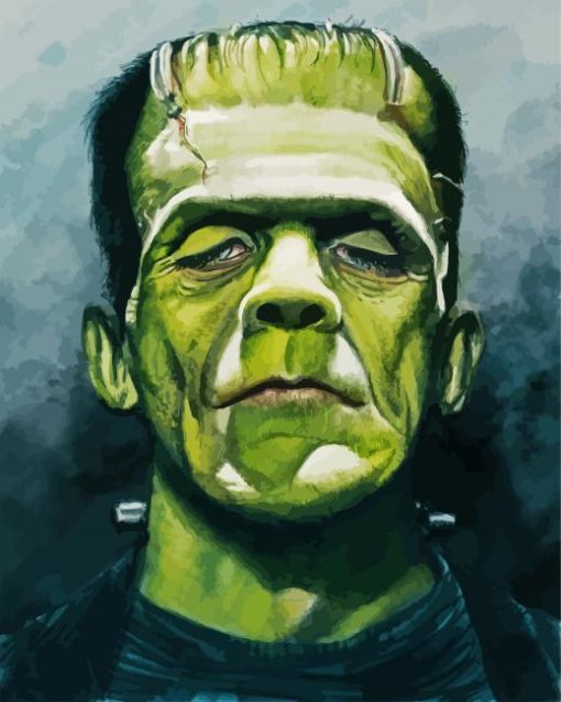 Frankenstein paint by numbers