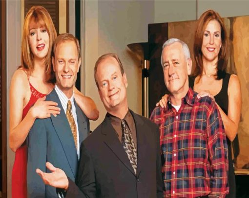 Frasier Sitcom paint by numbers