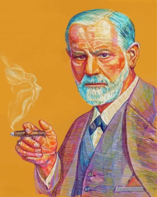 Sigmund Freud paint by numbers