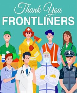 Frontliners Heroes paint by numbers