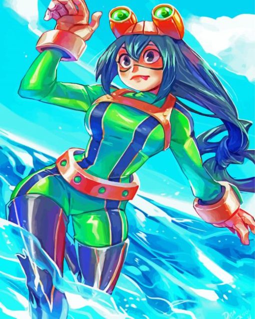 Froppy Mha Anime paint by numbers