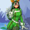 Froppy My Hero Academia paint by numbers