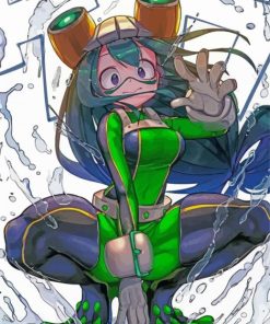 Froppy Tsuyu Asui Mha Anime paint by numbers