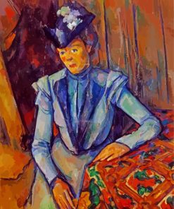 Lady In Blue Paul Cezanne paint by numbers