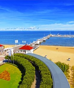 Pier In Sopot Gdansk paint by numbers