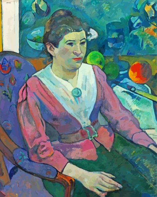 Portrait Of Woman By Gauguin paint by numbers