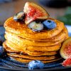 Pumpkin Pancakes With Fruits paint by numbers