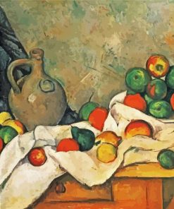 Rideau Cruchon Et Compotier Cezanne paint by numbers