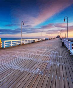 aestethic Pier in Sopot paint by number