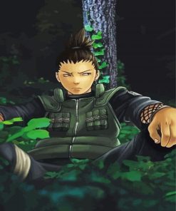 Aestethic Shikamaru Nara paint by number