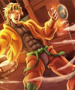 Dio Brando Manga Character paint by number