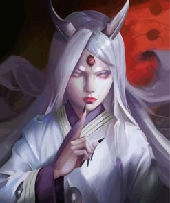 Kaguya Ôtsutsuki Anime Character paint by number